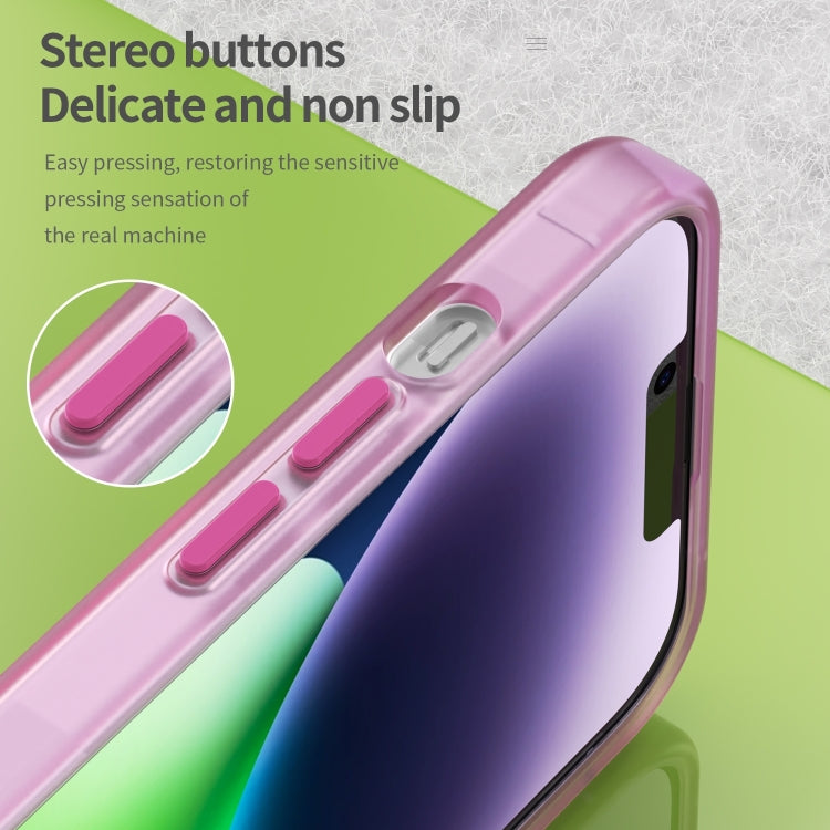 For iPhone 16 MagSafe Frosted Translucent TPU + PC Full Coverage Phone Case(Pink) - iPhone 16 Cases by PMC TechLife | Online Shopping South Africa | PMC TechLife | Buy Now Pay Later Mobicred