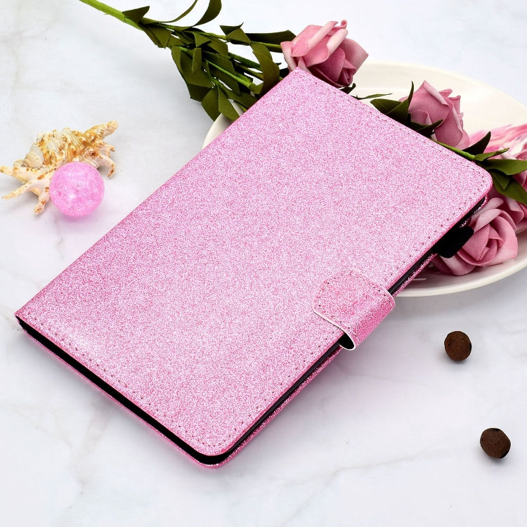 For Lenovo Tab P12 2023 / TB370FU Varnish Glitter Powder Smart Leather Tablet Case(Pink) - free shipping - PMC TechLife - Order now!