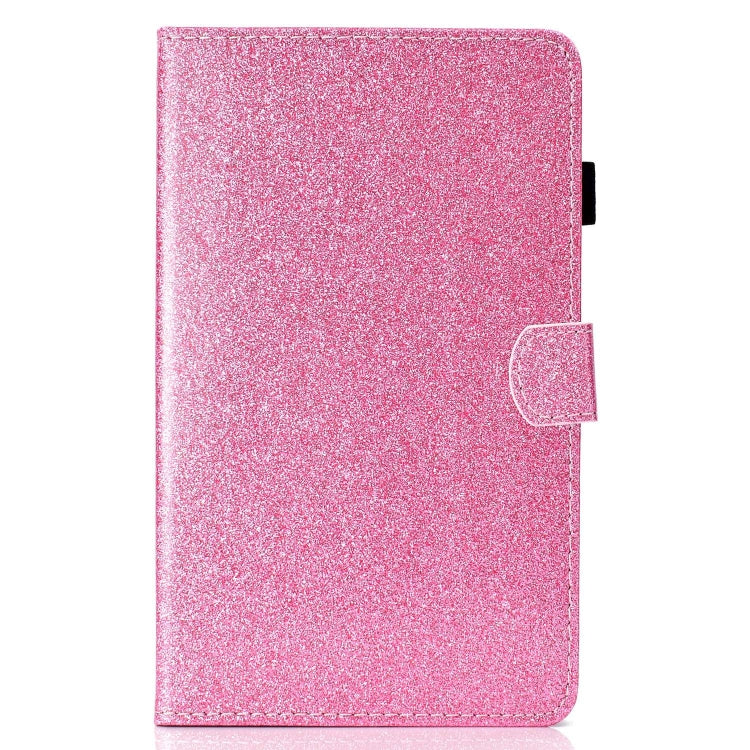 For Lenovo Tab P12 2023 / TB370FU Varnish Glitter Powder Smart Leather Tablet Case(Pink) - free shipping - PMC TechLife - Order now!