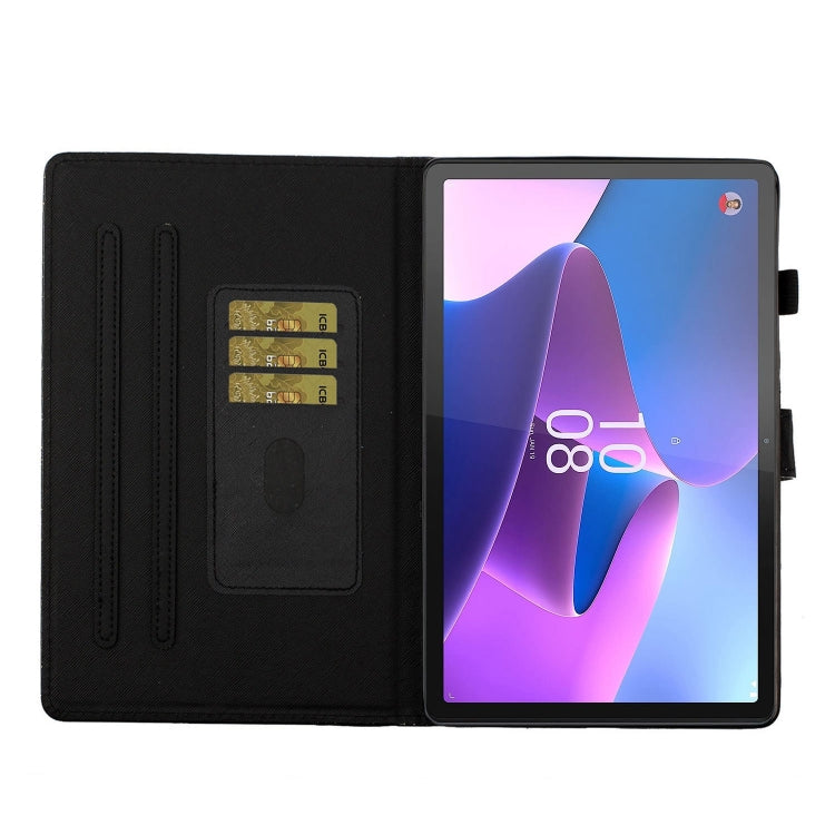 For Lenovo Tab P12 2023 / TB370FU Varnish Glitter Powder Smart Leather Tablet Case(Pink) - free shipping - PMC TechLife - Order now!