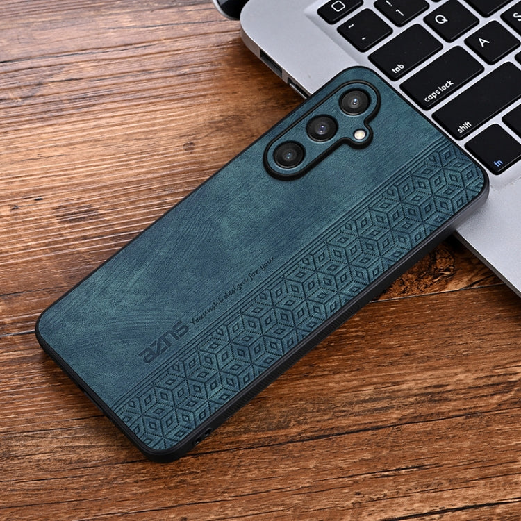 For Samsung Galaxy S24+ 5G AZNS 3D Embossed Skin Feel Phone Case(Dark Green) - free shipping - PMC Jewellery - Order now!