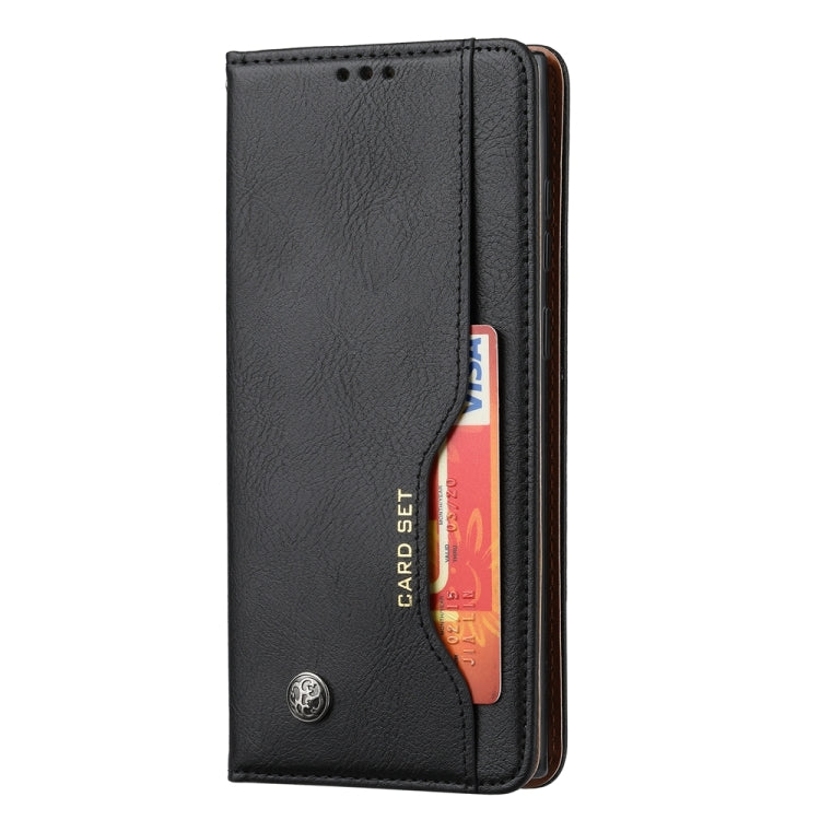 For Samsung Galaxy S25 Ultra 5G Knead Skin Texture Flip Leather Phone Case(Black) - Galaxy S25 Ultra 5G Cases by PMC Jewellery | Online Shopping South Africa | PMC Jewellery | Buy Now Pay Later Mobicred