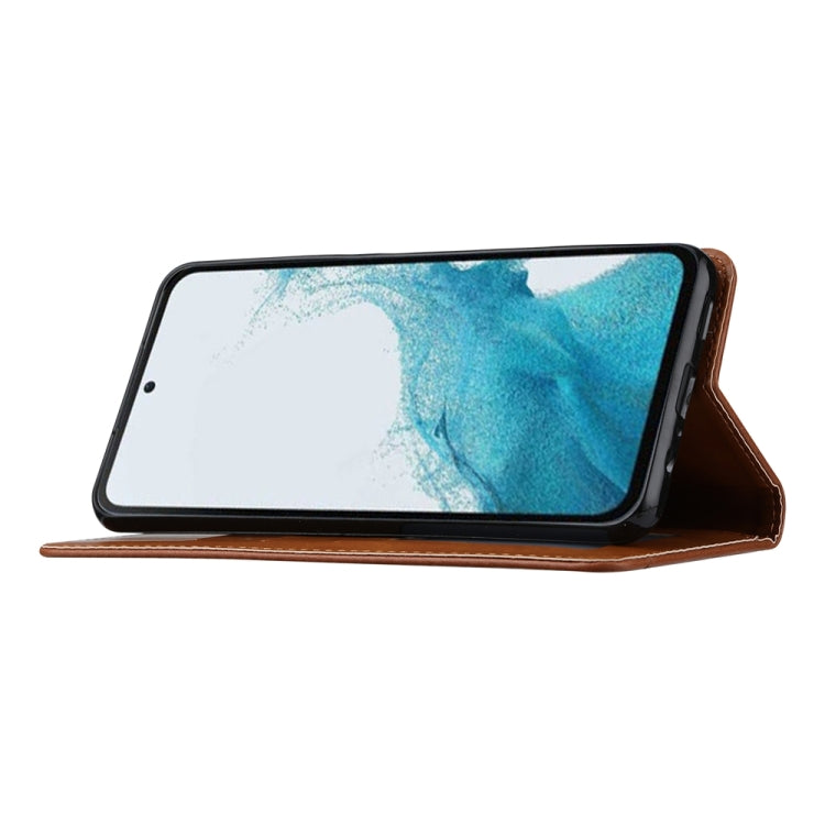 For Samsung Galaxy S25 5G Knead Skin Texture Flip Leather Phone Case(Wine Red) - Galaxy S25 5G Cases by PMC Jewellery | Online Shopping South Africa | PMC Jewellery | Buy Now Pay Later Mobicred
