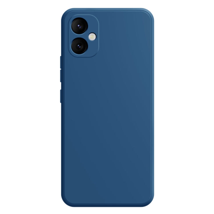 For Samsung Galaxy A05 Imitation Liquid Silicone Phone Case(Blue) - Galaxy Phone Cases by PMC TechLife | Online Shopping South Africa | PMC TechLife