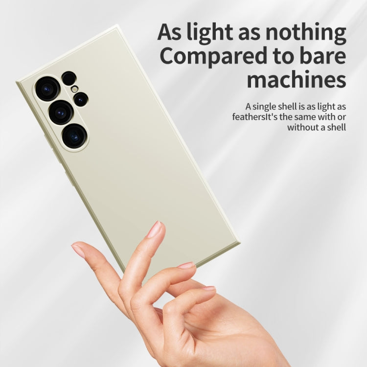 For Samsung Galaxy S24 Ultra 5G Imitation Liquid Silicone Phone Case(White) - Galaxy S24 Ultra 5G Cases by PMC TechLife | Online Shopping South Africa | PMC TechLife