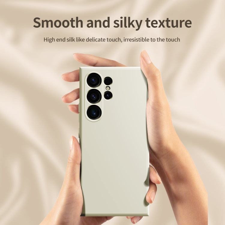For Samsung Galaxy S24 Ultra 5G Imitation Liquid Silicone Phone Case(White) - Galaxy S24 Ultra 5G Cases by PMC TechLife | Online Shopping South Africa | PMC TechLife