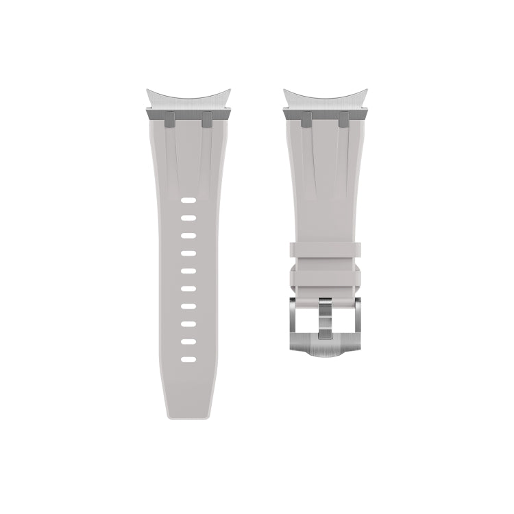 For Samsung Galaxy watch 4 / 5 / 6 AP Series Liquid Silicone Watch Band(Silver Starlight) - Watch Bands by PMC TechLife | Online Shopping South Africa | PMC TechLife