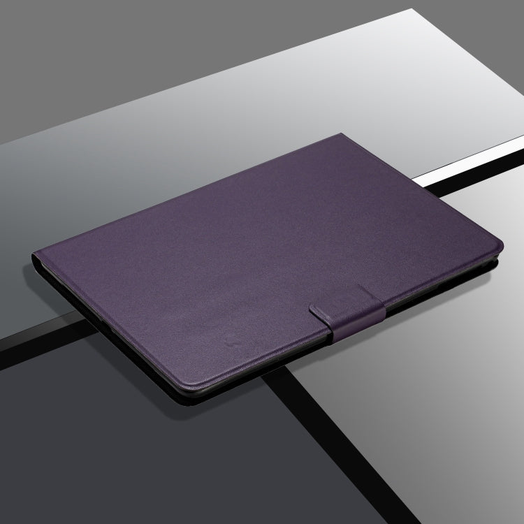 For Lenovo Tab P12 2023 / TB370FU Pure Color Smart Leather Tablet Case(Purple) - Lenovo by PMC TechLife | Online Shopping South Africa | PMC TechLife | Buy Now Pay Later Mobicred