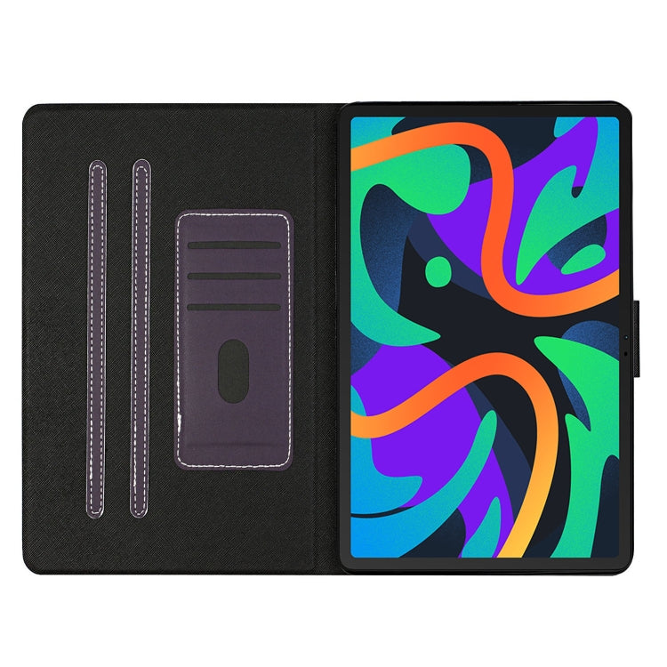 For Lenovo Tab M11/ Xiaoxin Pad 11 2024 Pure Color Smart Leather Tablet Case(Purple) - Lenovo by PMC Jewellery | Online Shopping South Africa | PMC Jewellery | Buy Now Pay Later Mobicred