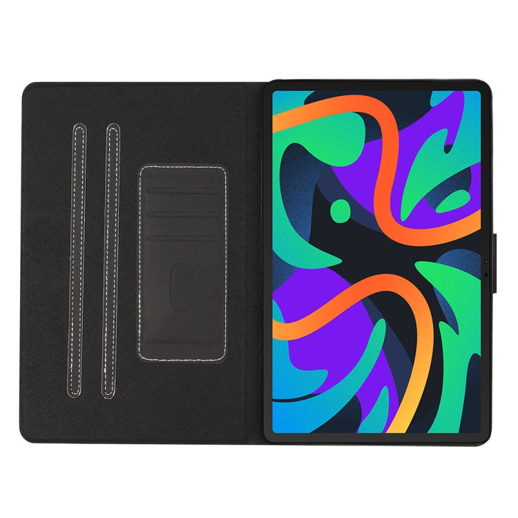 For Lenovo Tab M11/ Xiaoxin Pad 11 2024 Pure Color Smart Leather Tablet Case(Black) - free shipping - PMC Jewellery - Order now!