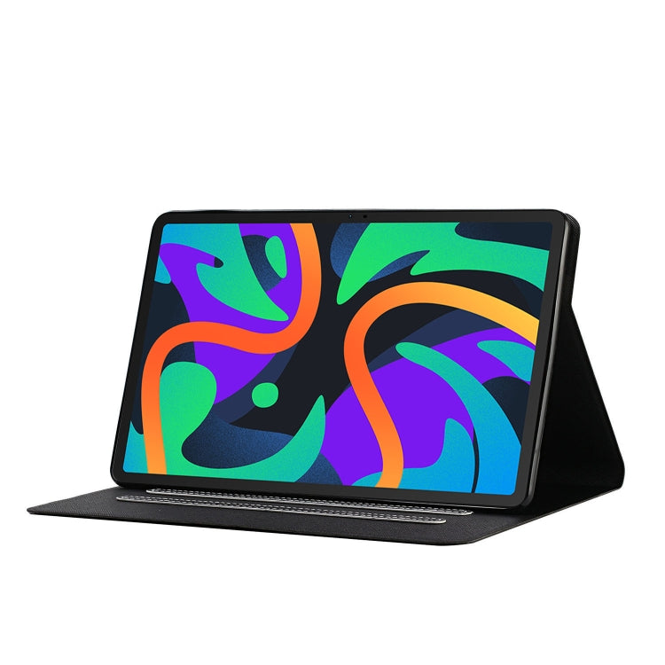 For Lenovo Tab M11/ Xiaoxin Pad 11 2024 Pure Color Smart Leather Tablet Case(Black) - free shipping - PMC Jewellery - Order now!