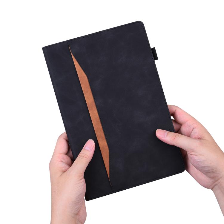 For Honor Pad V9 Splicing Shockproof Leather Tablet Case(Black) - Honor by PMC TechLife | Online Shopping South Africa | PMC TechLife | Buy Now Pay Later Mobicred