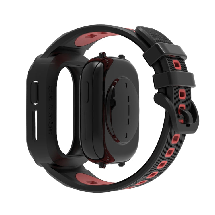 For Honor Watch 4 Two Color Integrated TPU Watch Band(Black Green) - free shipping - PMc TechLife - Order now!