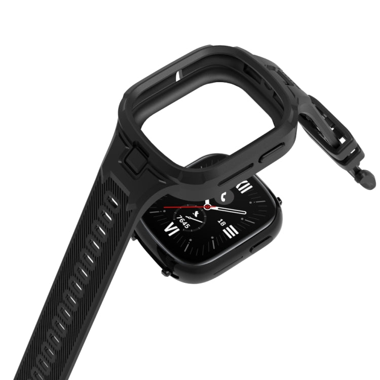 For Honor Watch 4 Solid Color Integrated TPU Watch Band(Light Purple) - Watch Bands by PMC TechLife | Online Shopping South Africa | PMC TechLife | Buy Now Pay Later Mobicred