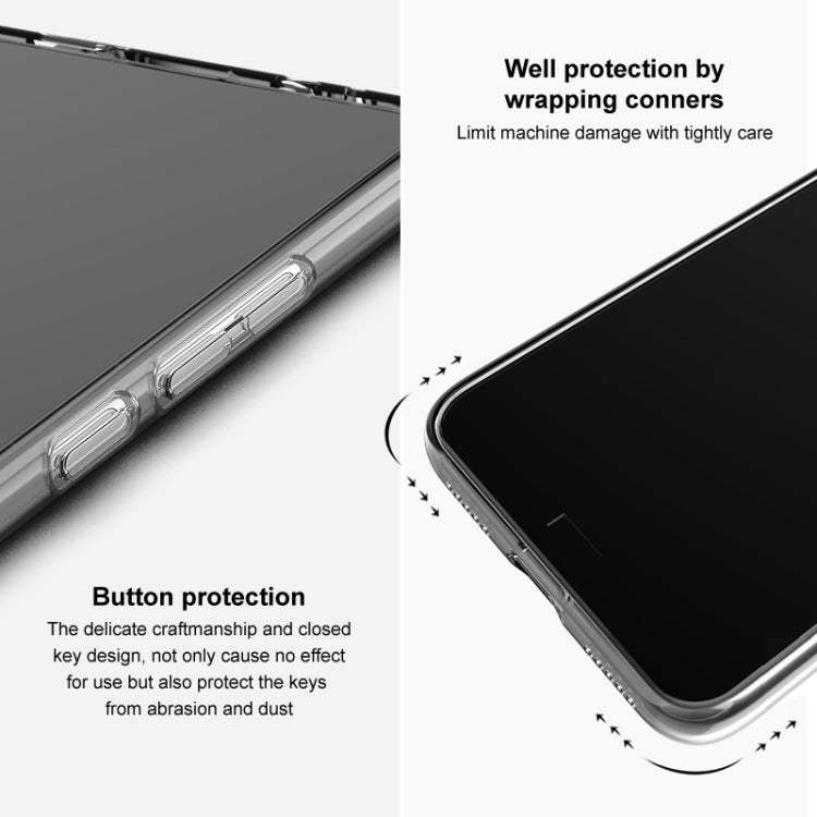 For ZTE nubia Z60 Ultra 5G imak UX-5 Series Transparent Shockproof TPU Protective Case(Transparent) - ZTE Cases by imak | Online Shopping South Africa | PMC TechLife | Buy Now Pay Later Mobicred
