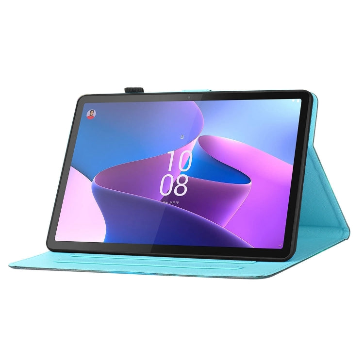 For Lenovo Tab P12 2023 / TB370FU Coloured Drawing Stitching Smart Leather Tablet Case(Unicorn) - Lenovo by PMC TechLife | Online Shopping South Africa | PMC TechLife | Buy Now Pay Later Mobicred