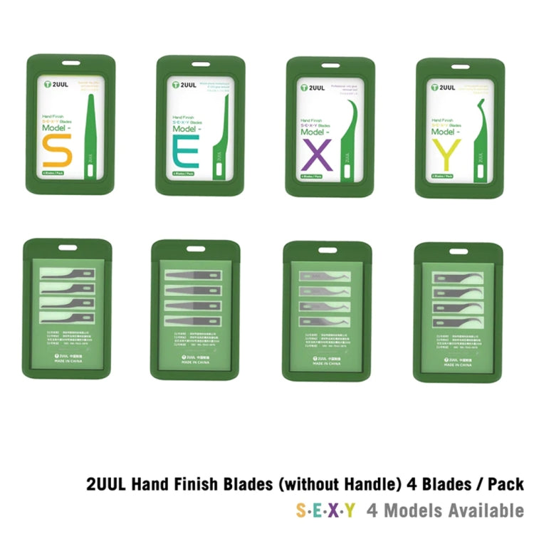 2UUL Hand Finish Blades For Phone Screen Debonding / Removal IC, Model:X - Crowbar by 2UUL | Online Shopping South Africa | PMC TechLife | Buy Now Pay Later Mobicred