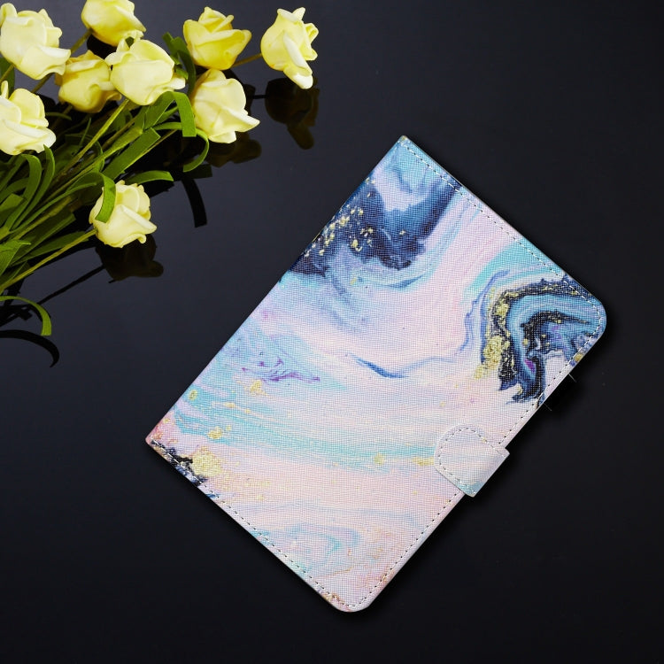 For Lenovo Tab P12 2023 / TB370FU Coloured Drawing Stitching Smart Leather Tablet Case(Quicksand) - Lenovo by PMC TechLife | Online Shopping South Africa | PMC TechLife | Buy Now Pay Later Mobicred