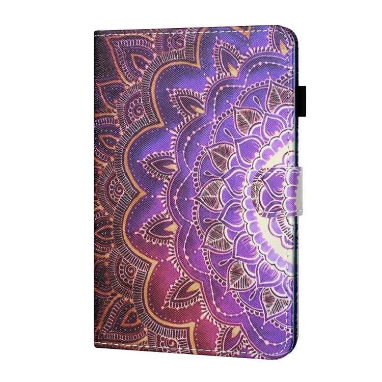 For Lenovo Tab P12 2023 / TB370FU Coloured Drawing Stitching Smart Leather Tablet Case(Mandala Flower) - Lenovo by PMC TechLife | Online Shopping South Africa | PMC TechLife | Buy Now Pay Later Mobicred