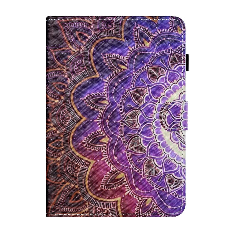 For Lenovo Tab M11/ Xiaoxin Pad 11 2024 Coloured Drawing Stitching Smart Leather Tablet Case(Mandala Flower) - Lenovo by PMC Jewellery | Online Shopping South Africa | PMC Jewellery | Buy Now Pay Later Mobicred