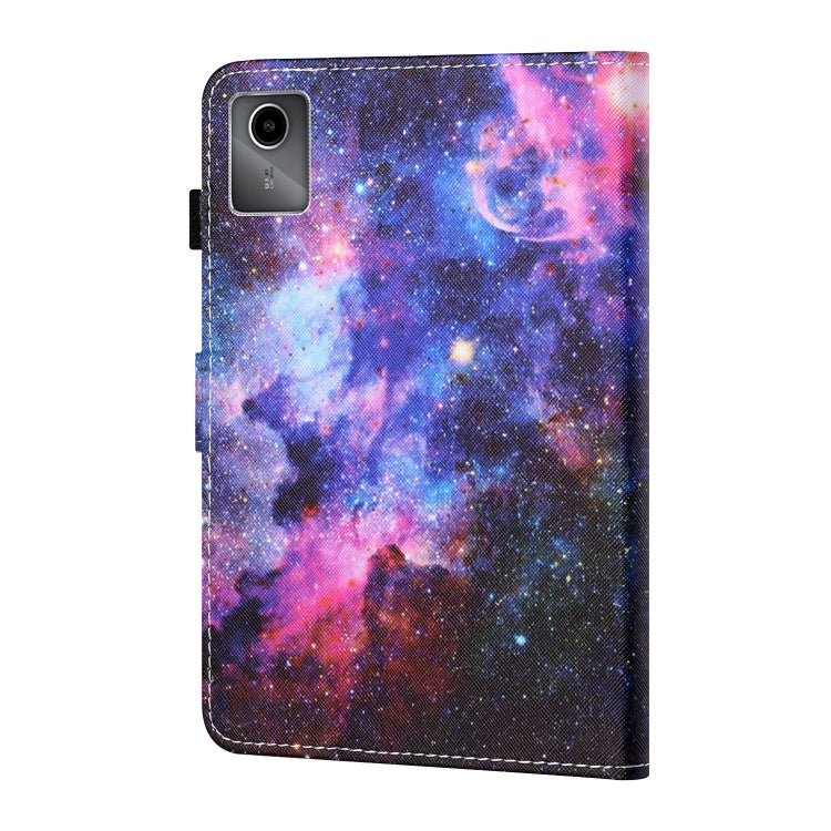 For Lenovo Tab M11/ Xiaoxin Pad 11 2024 Coloured Drawing Stitching Smart Leather Tablet Case(Starry Sky) - Lenovo by PMC Jewellery | Online Shopping South Africa | PMC Jewellery | Buy Now Pay Later Mobicred