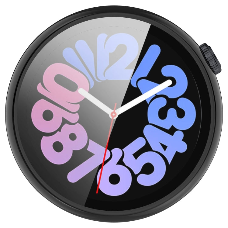 For vivo Watch 3 PC + Tempered Glass Film Integrated Watch Case(Black) - Watch Case by PMC TechLife | Online Shopping South Africa | PMC TechLife | Buy Now Pay Later Mobicred