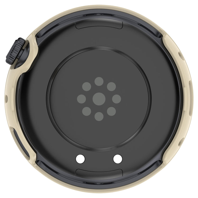 For vivo Watch 3 PC + Tempered Glass Film Integrated Watch Case(Ivory White) - Watch Case by PMC TechLife | Online Shopping South Africa | PMC TechLife | Buy Now Pay Later Mobicred