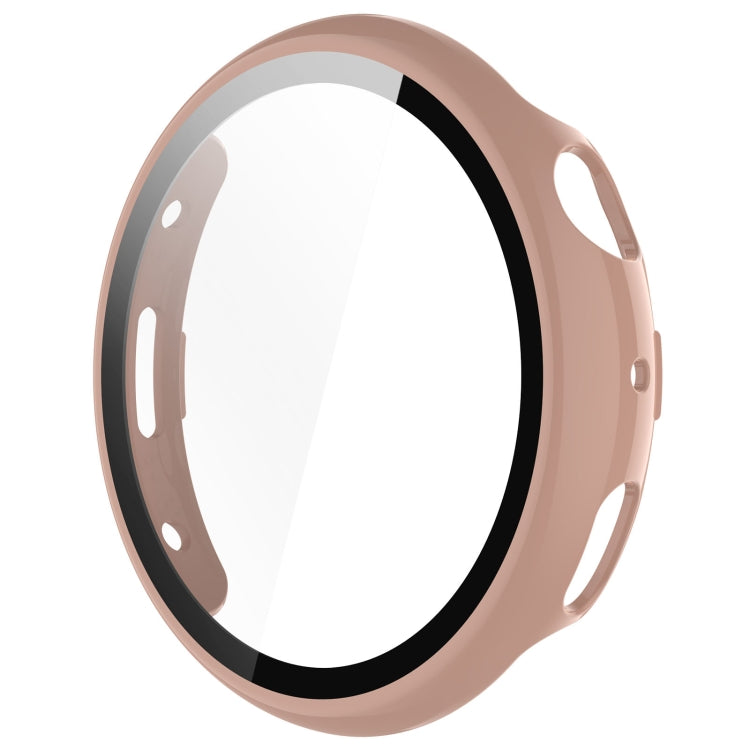 For vivo Watch 3 PC + Tempered Glass Film Integrated Watch Case(Pink) - Watch Case by PMC TechLife | Online Shopping South Africa | PMC TechLife | Buy Now Pay Later Mobicred