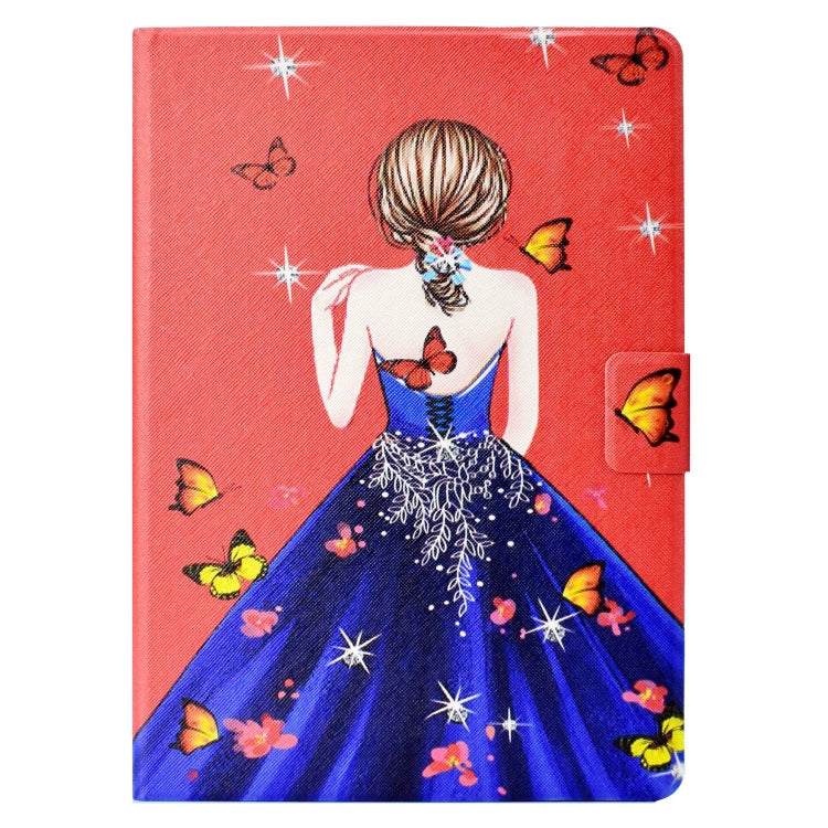 For Lenovo Tab M11/ Xiaoxin Pad 11 2024 Voltage Coloured Drawing Smart Leather Tablet Case(Girl Back) - Lenovo by PMC TechLife | Online Shopping South Africa | PMC TechLife | Buy Now Pay Later Mobicred