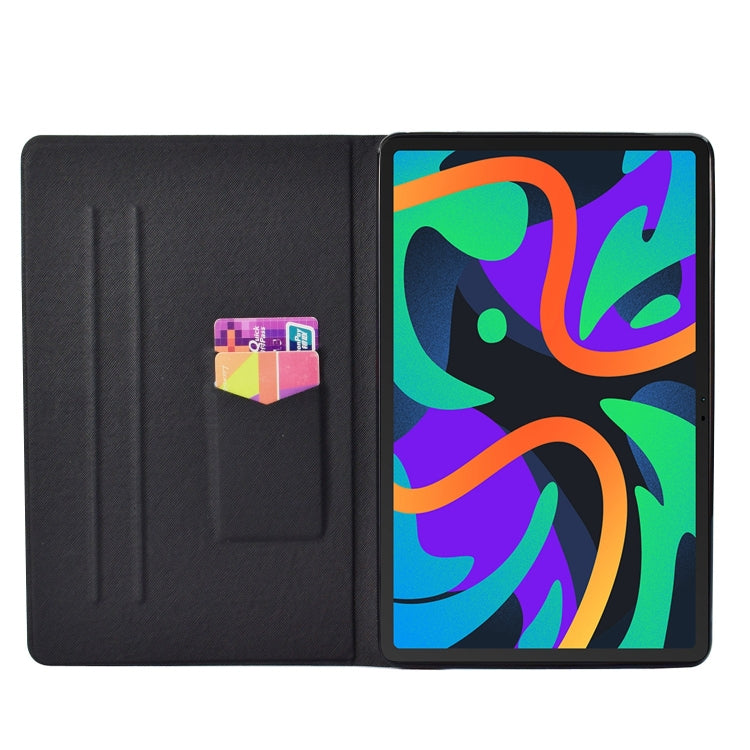 For Lenovo Tab M11/ Xiaoxin Pad 11 2024 Voltage Coloured Drawing Smart Leather Tablet Case(Pink Beach) - free shipping - PMC Jewellery - Order now!