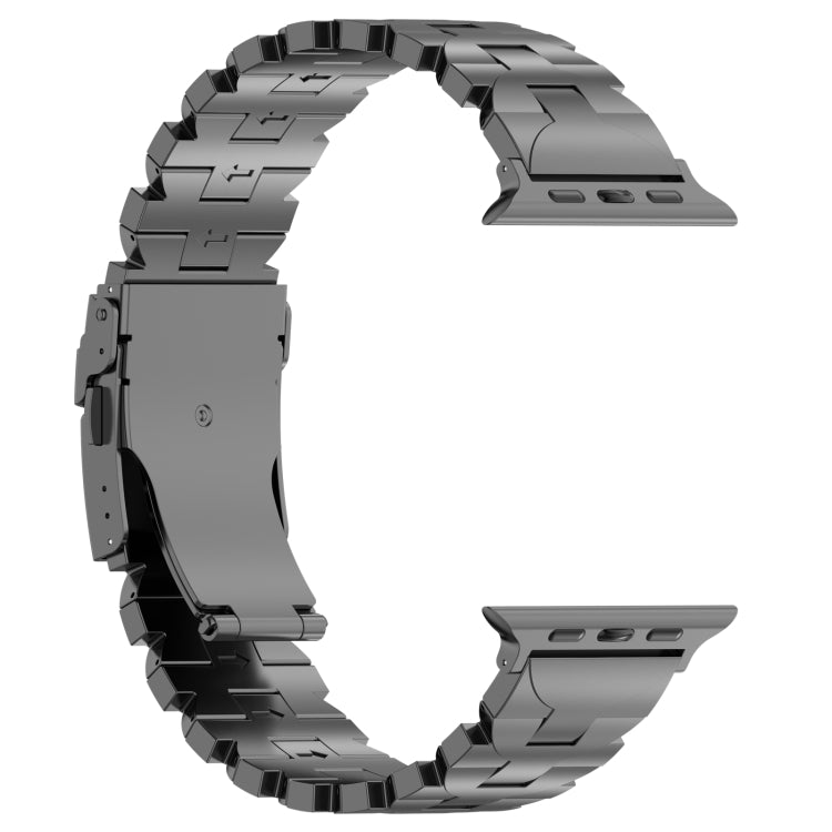 For Apple Watch Series 9 41mm Butterfly Type Titanium Steel Watch Band(Grey) - free shipping - PMC TechLife - Order now!