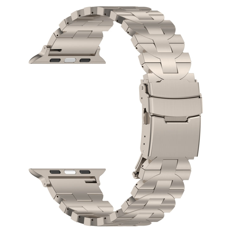 For Apple Watch SE 2022 40mm Butterfly Type Titanium Steel Watch Band(Titanium) - Watch Bands by PMC TechLife | Online Shopping South Africa | PMC TechLife