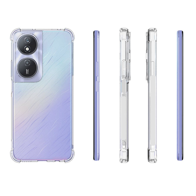 For Honor Play 50 Plus 5G / 8T 5G / X7b 4G Shockproof Non-slip Thickening TPU Phone Case(Transparent) - Honor Cases by PMC TechLife | Online Shopping South Africa | PMC TechLife
