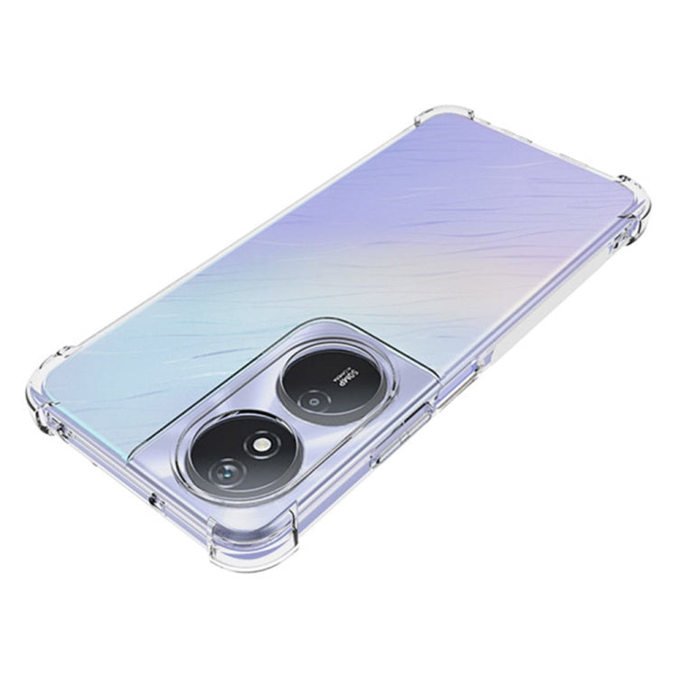 For Honor Play 50 Plus 5G / 8T 5G / X7b 4G Shockproof Non-slip Thickening TPU Phone Case(Transparent) - Honor Cases by PMC TechLife | Online Shopping South Africa | PMC TechLife