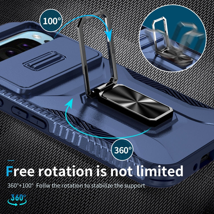 For Google Pixel 9 / Pixel 9 Pro Sliding Camshield Holder Phone Case(Blue) - Google Cases by PMC TechLife | Online Shopping South Africa | PMC TechLife | Buy Now Pay Later Mobicred