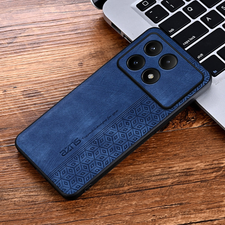 For Xiaomi Redmi K70 AZNS 3D Embossed Skin Feel Phone Case(Sapphire Blue) - free shipping - PMC Jewellery - Order now!