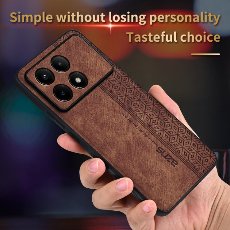 For Xiaomi Redmi K70 AZNS 3D Embossed Skin Feel Phone Case(Black) - Xiaomi Cases by AZNS | Online Shopping South Africa | PMC Jewellery | Buy Now Pay Later Mobicred