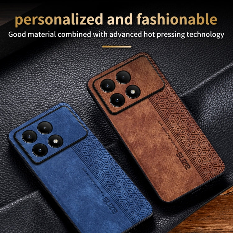 For Xiaomi Redmi K70 Pro AZNS 3D Embossed Skin Feel Phone Case(Sapphire Blue) - free shipping - PMC Jewellery - Order now!