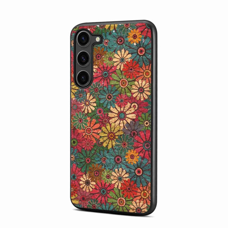 For Samsung Galaxy S24 5G Four Seasons Flower Language Series TPU Phone Case(Spring Green) - Galaxy S24 5G Cases by PMC TechLife | Online Shopping South Africa | PMC TechLife
