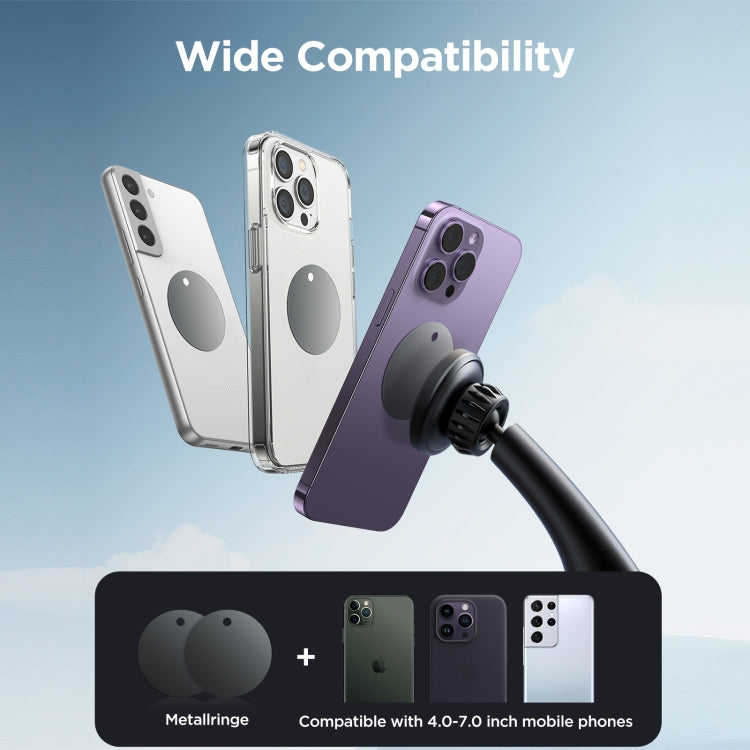 JOYROOM JR-ZS356 Magnetic Car Suction Cup Phone Holder(Black) - Car Holders by JOYROOM | Online Shopping South Africa | PMC TechLife | Buy Now Pay Later Mobicred