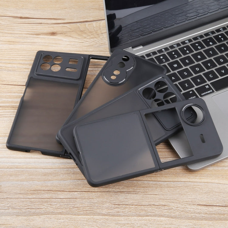 For Xiaomi Redmi K70 / K70 Pro Fine Pore Matte Black TPU + PC Phone Case - K70 Pro Cases by PMC TechLife | Online Shopping South Africa | PMC TechLife | Buy Now Pay Later Mobicred