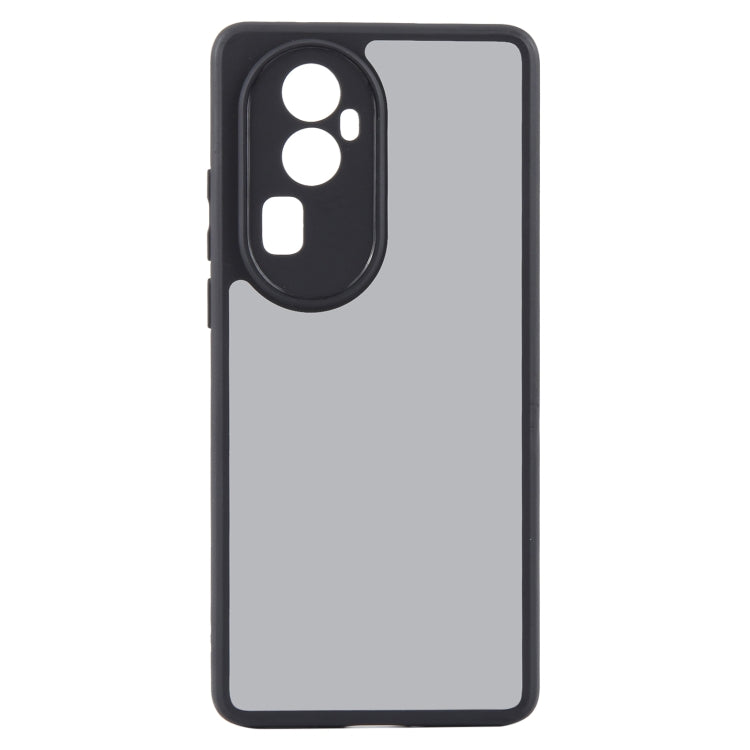 For OPPO Reno10 Pro+ Fine Pore Matte Black TPU + PC Phone Case - OPPO Cases by PMC TechLife | Online Shopping South Africa | PMC TechLife | Buy Now Pay Later Mobicred