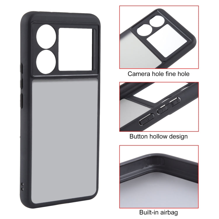 For Realme GT5 Matte Black TPU + PC Phone Case - free shipping - PMC TechLife - Order now!