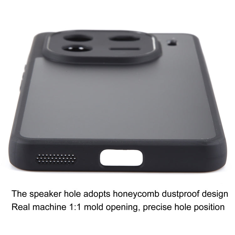 For vivo iQOO 12 Fine Pore Matte Black TPU + PC Phone Case - iQOO 12 Cases by PMC TechLife | Online Shopping South Africa | PMC TechLife | Buy Now Pay Later Mobicred
