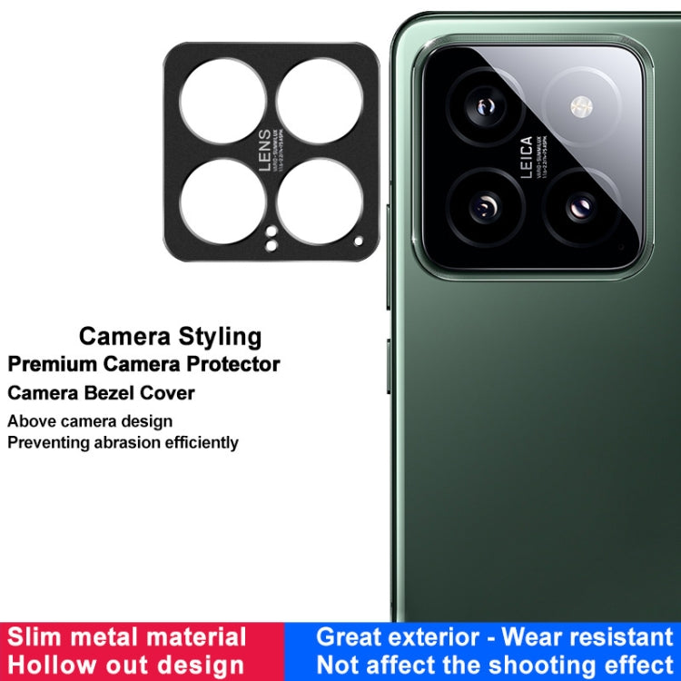 For Xiaomi 14 5G IMAK Metal Camera Lens Protector Cover - For Xiaomi by imak | Online Shopping South Africa | PMC TechLife | Buy Now Pay Later Mobicred