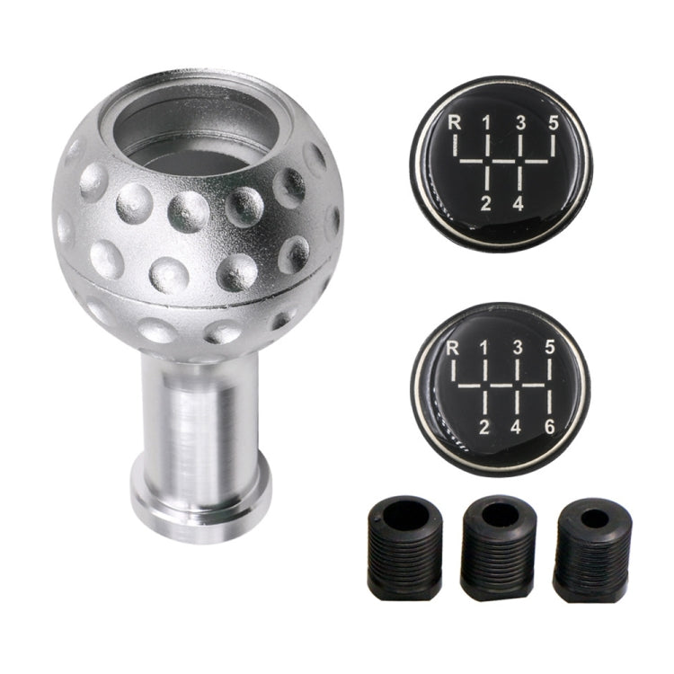 Car Modified Metal Gear Stick Shift Knob Universal Gear Head(Silver) - Shift Knob by PMC TechLife | Online Shopping South Africa | PMC TechLife | Buy Now Pay Later Mobicred