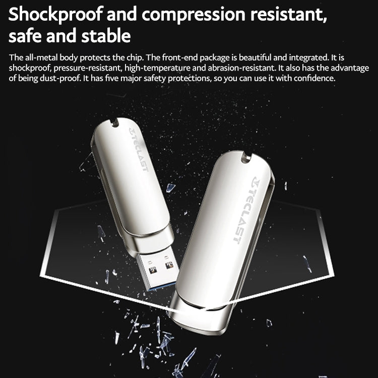 Teclast Leishen Plus Series USB3.0 Twister Flash Drive, Memory:32GB(Silver) - free shipping - PMC Jewellery - Order now!