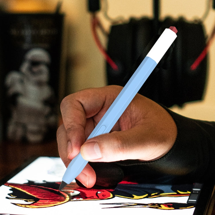 For Xiaomi Inspiration Stylus 1st LOVE MEI Retro Style Silicone Protective Pen Case(Purple) - Pencil Accessories by LOVE MEI | Online Shopping South Africa | PMC TechLife | Buy Now Pay Later Mobicred