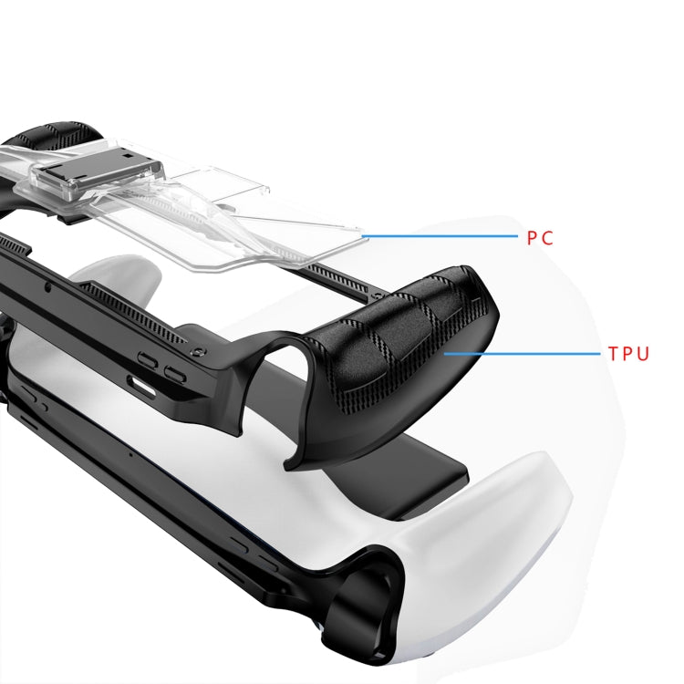For Sony PlayStation Portal  TPU + PC Game Console Protective Case with Holder(White) - Cases by PMC TechLife | Online Shopping South Africa | PMC TechLife