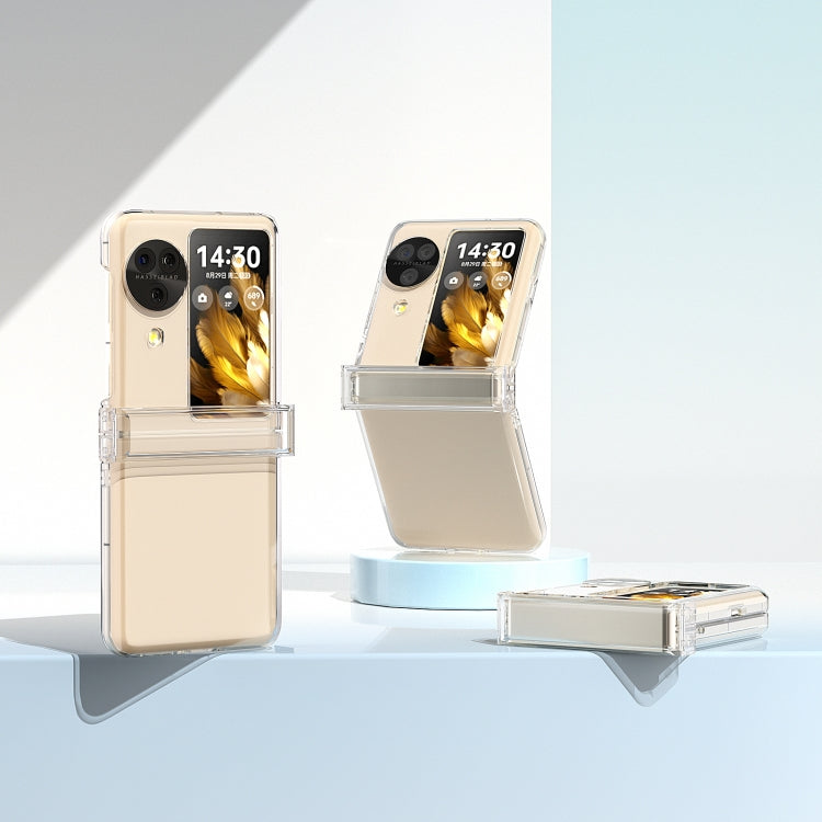For OPPO Find N3 Flip TPU+PC Transparent Phone Case - Find N3 Flip Cases by PMC TechLife | Online Shopping South Africa | PMC TechLife